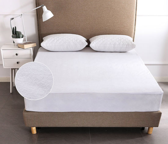 Funda de colchón ajustada Premium 100% algodón Terry